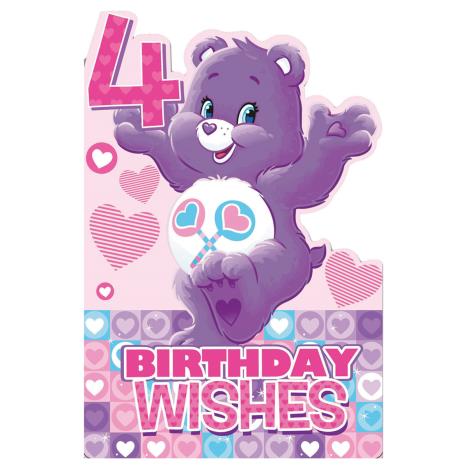 4th Birthday Care Bears Birthday Card £0.99